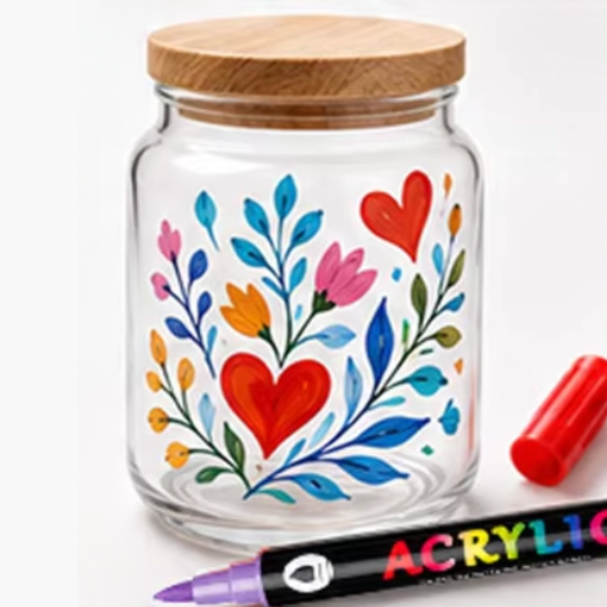 Omzieh Dual-Tip Acrylic Paint Markers | Vibrant Colors for Illustration, Sketchbooks & Mixed Media