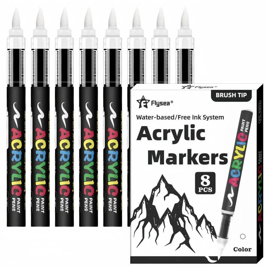 Omzieh Acrylic Paint Pens - Set of 8