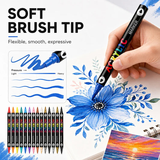 Color Play Acrylic Paint Markers – Six Tone Series