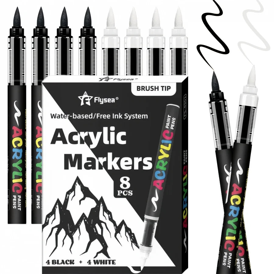 Omzieh Acrylic Paint Pens - Set of 8