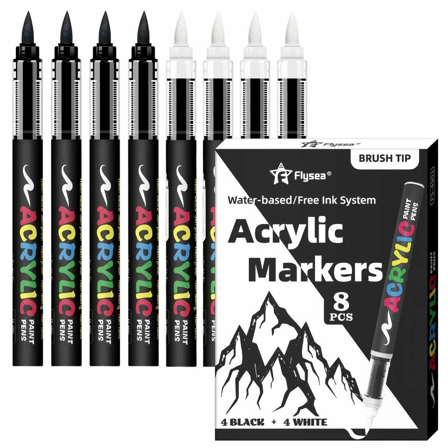 Omzieh Acrylic Paint Pens - Set of 8