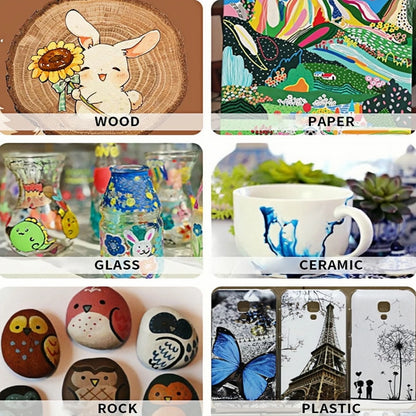 Omzieh 3D Acrylic Gel Pens — Add Texture & Detail