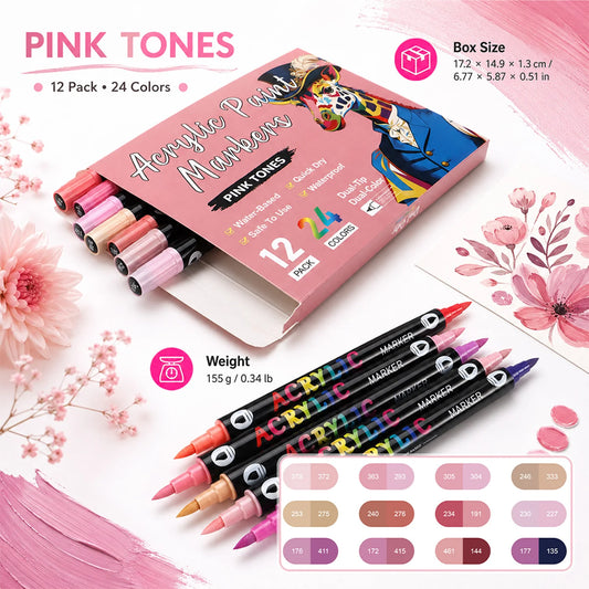 Rose Geranium Set | 24 Dual Colors